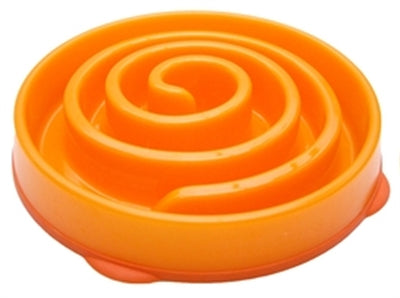 Markenlos Slo-Bowl-Feeder Mini-Korallenspirale Orange