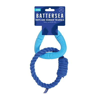 Battersea Dreieck Gummi / Seil Blau