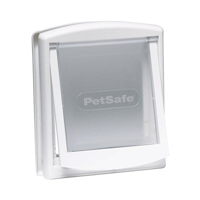 Petsafe Hundeklappe Mittel Weiss / Transparent